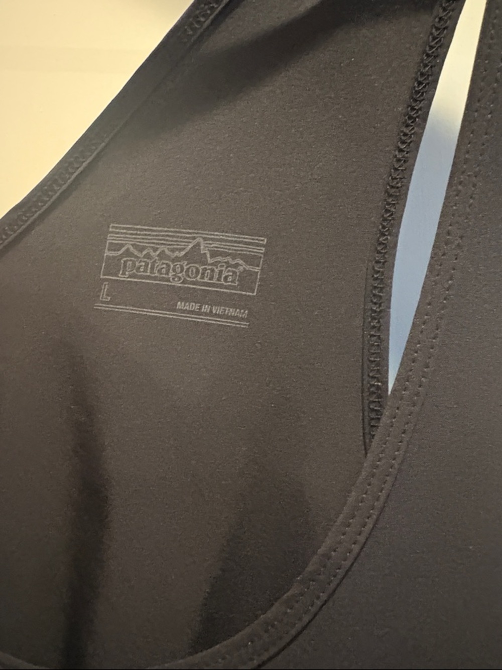 Patagonia Black Racerback Drawstring Mini Dress - Picture 3 of 5